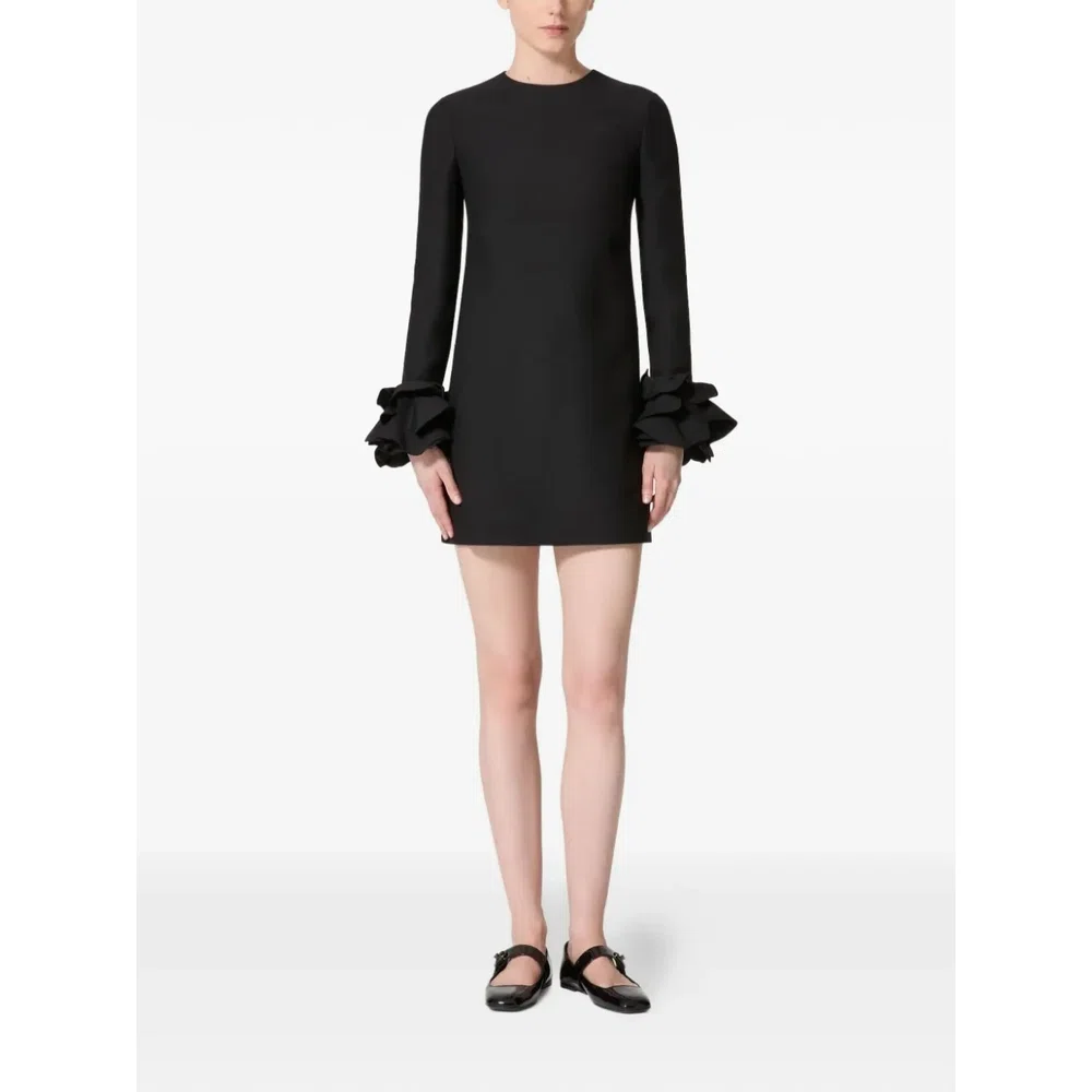 Платье мини Crepe Couture с вышивкой 2