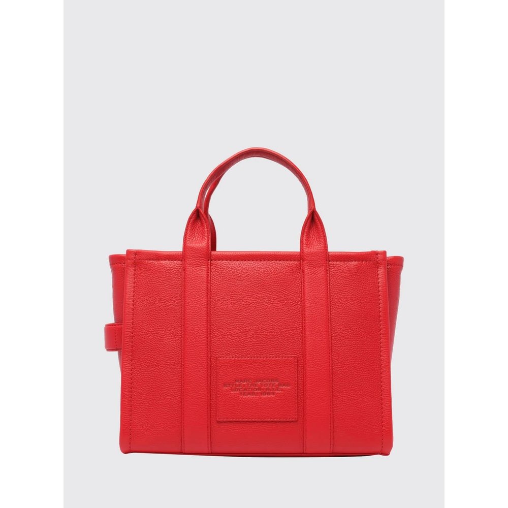 MARC JACOBS Сумка-тоут The Medium из зернистой кожи с принтом логотипа 2
