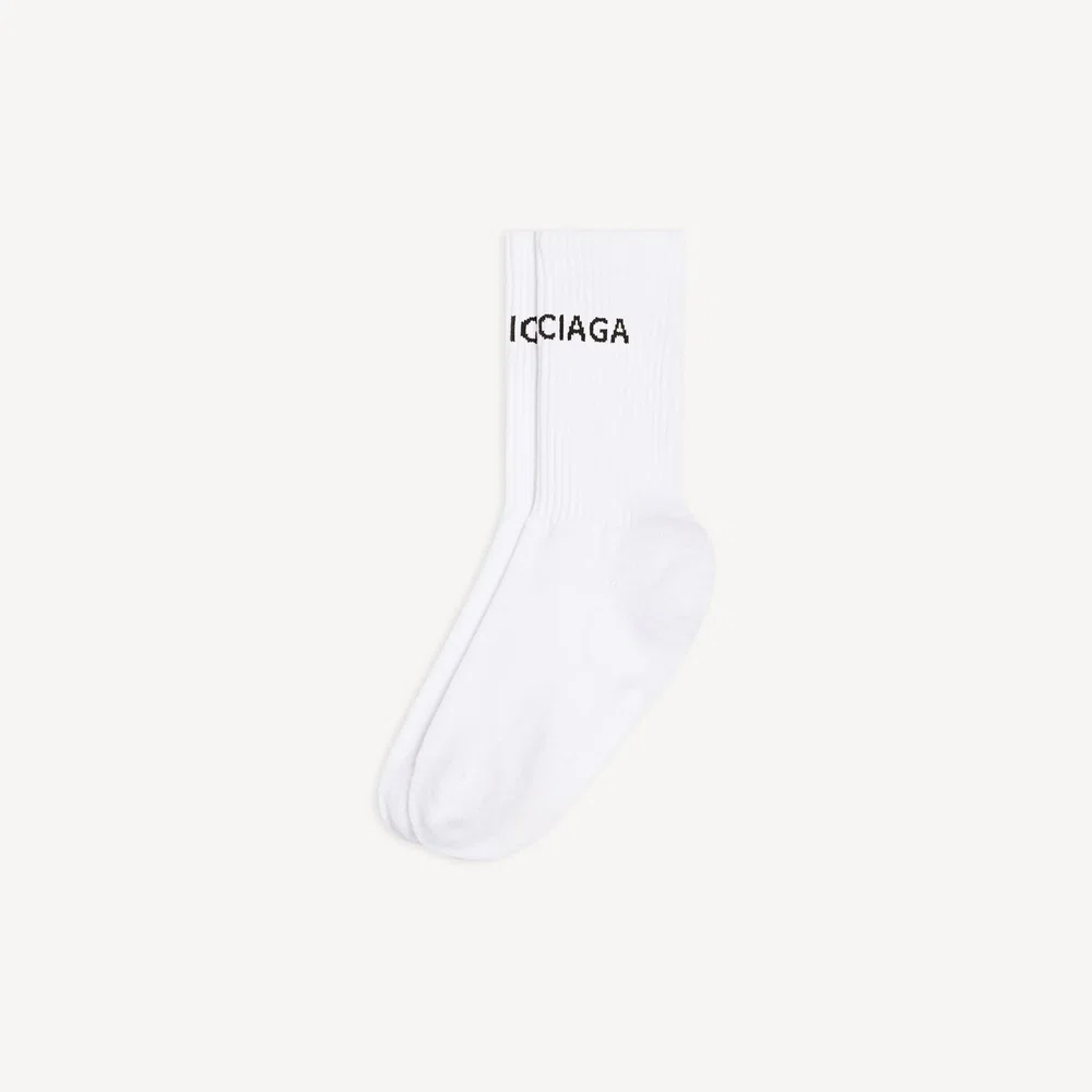 Мужские носки Balenciaga белого цвета 2