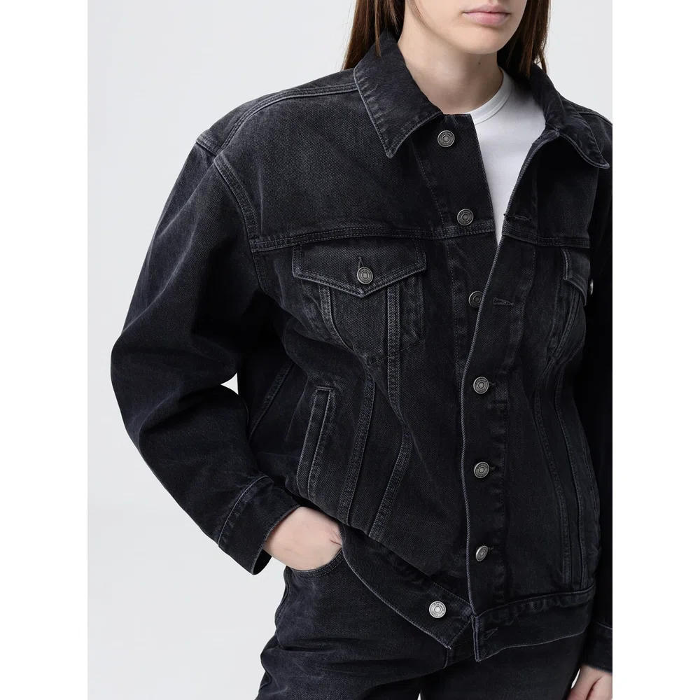 Куртка Saint Laurent из хлопкового денима 5