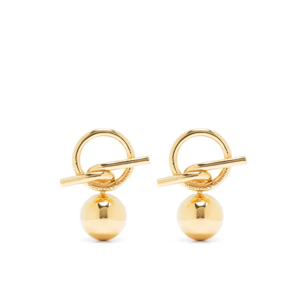 Ball drop earrings 1