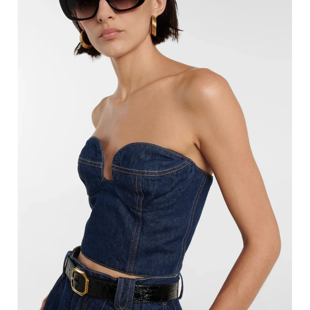 Denim bustier 4