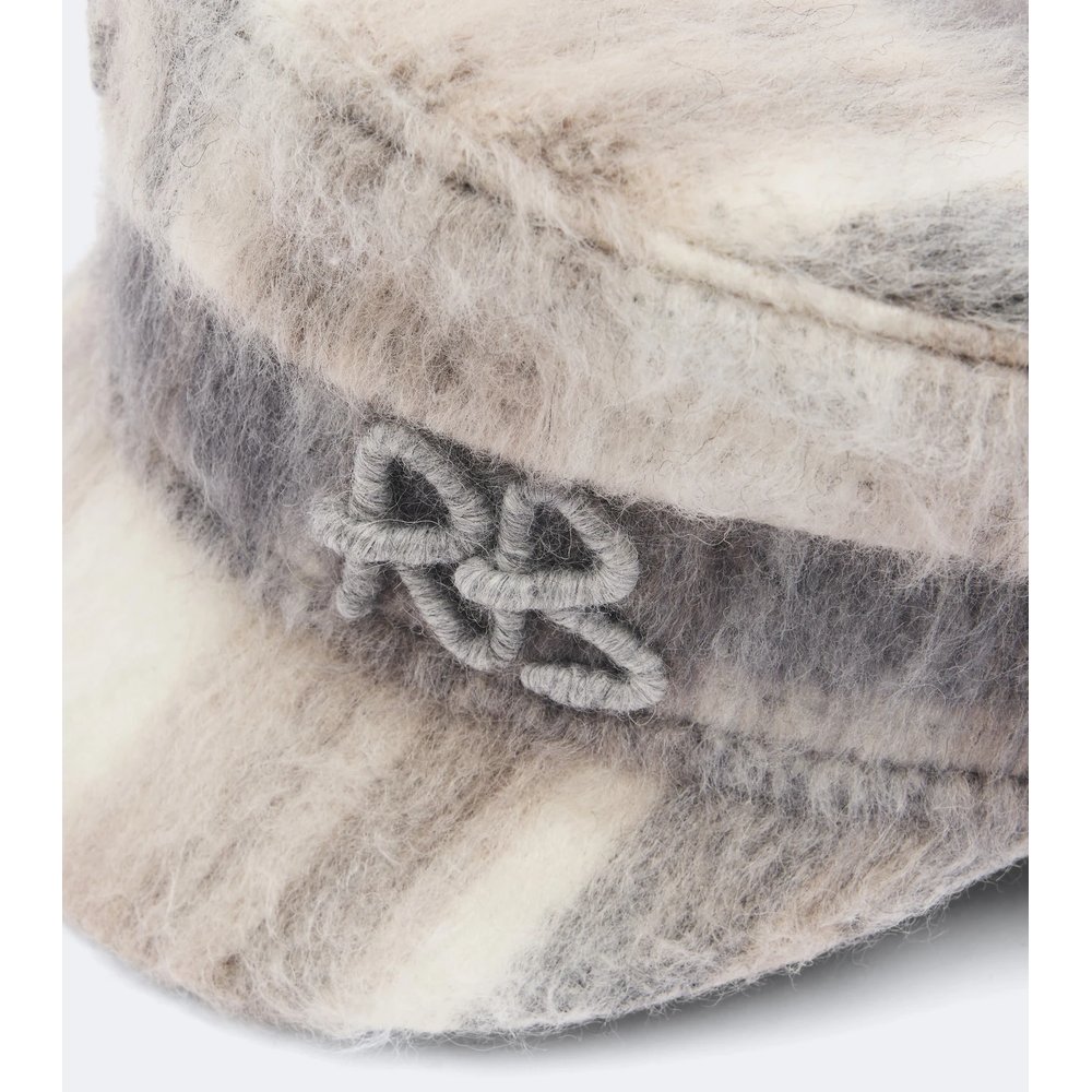 Wool and mohair-blend newsboy cap 3