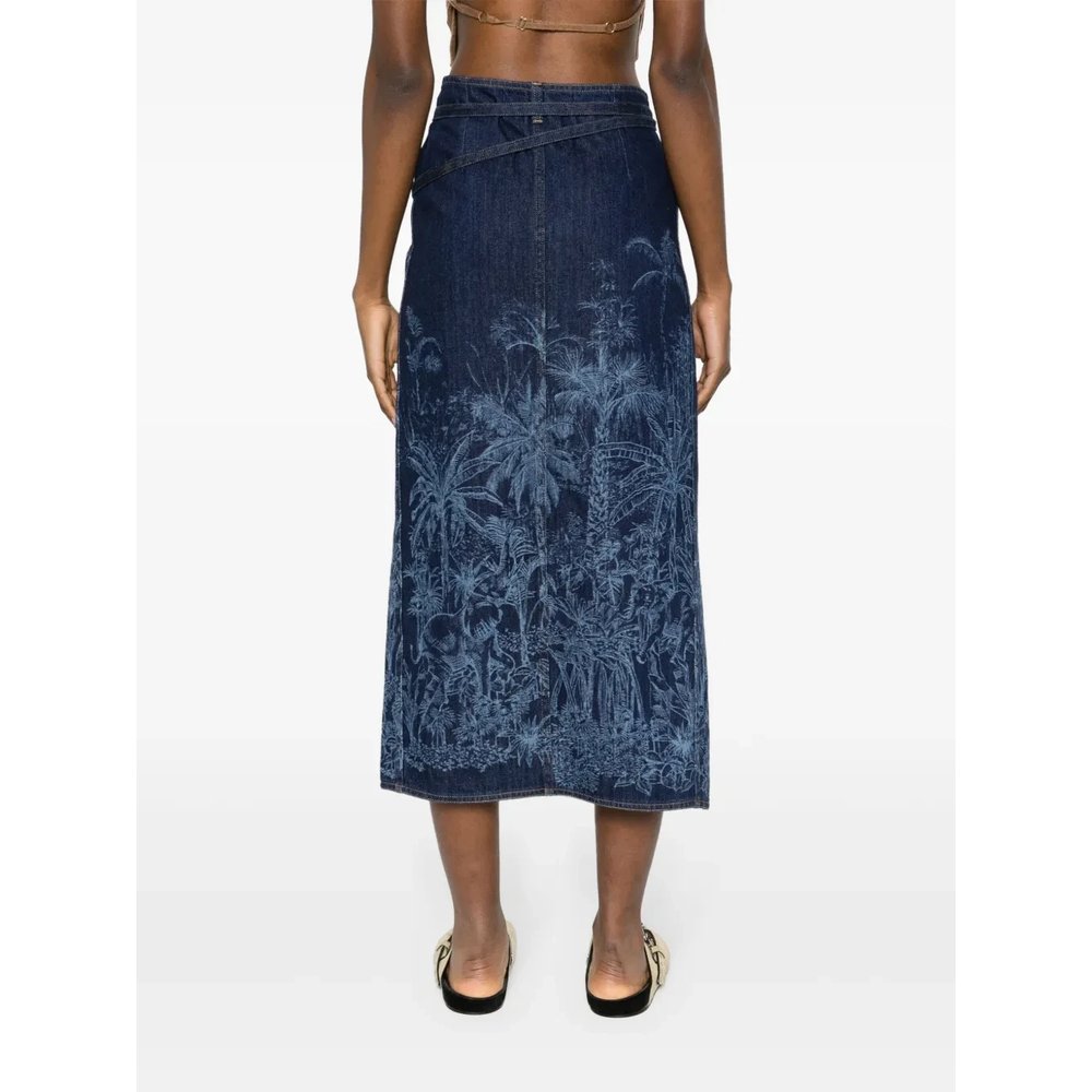 Джинсовая юбка Jungle Toile de Jouy 4