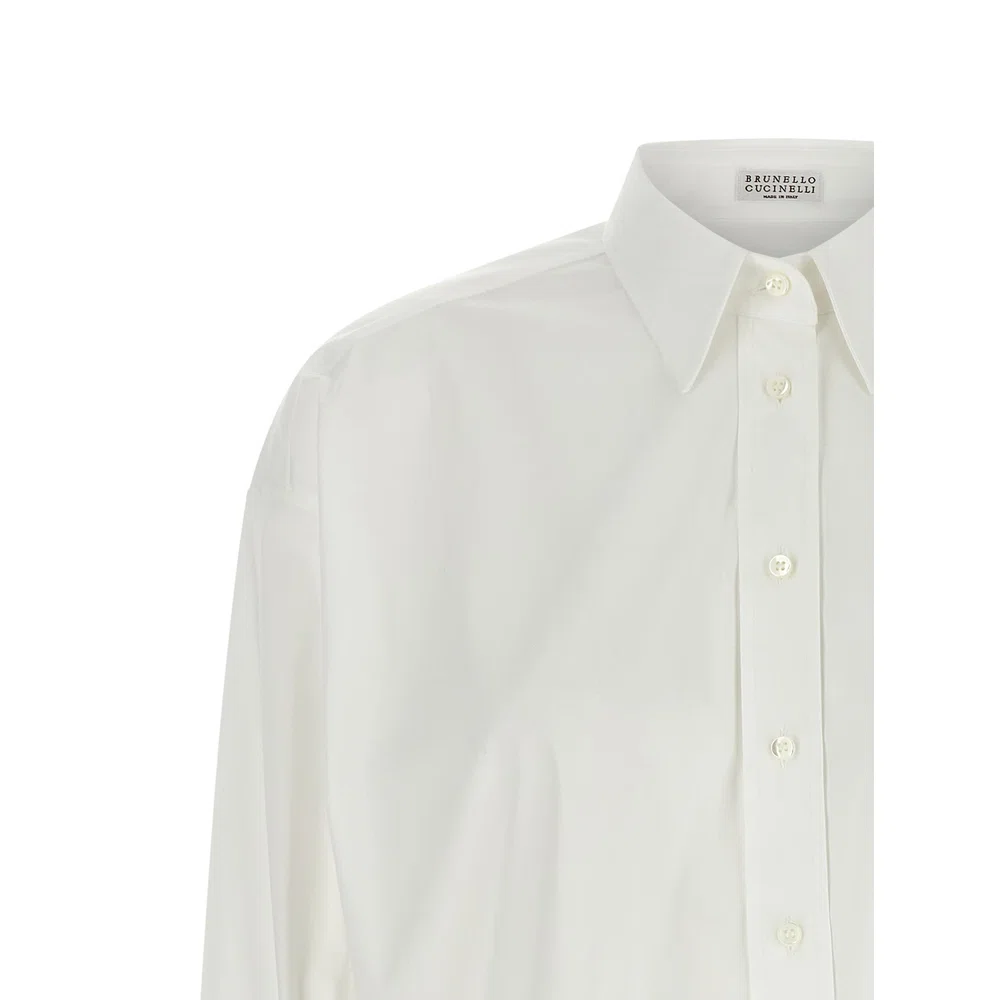 Рубашка с блестящими манжетами 3