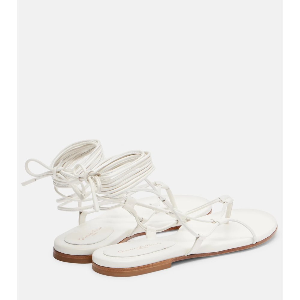 Leather gladiator sandals 2