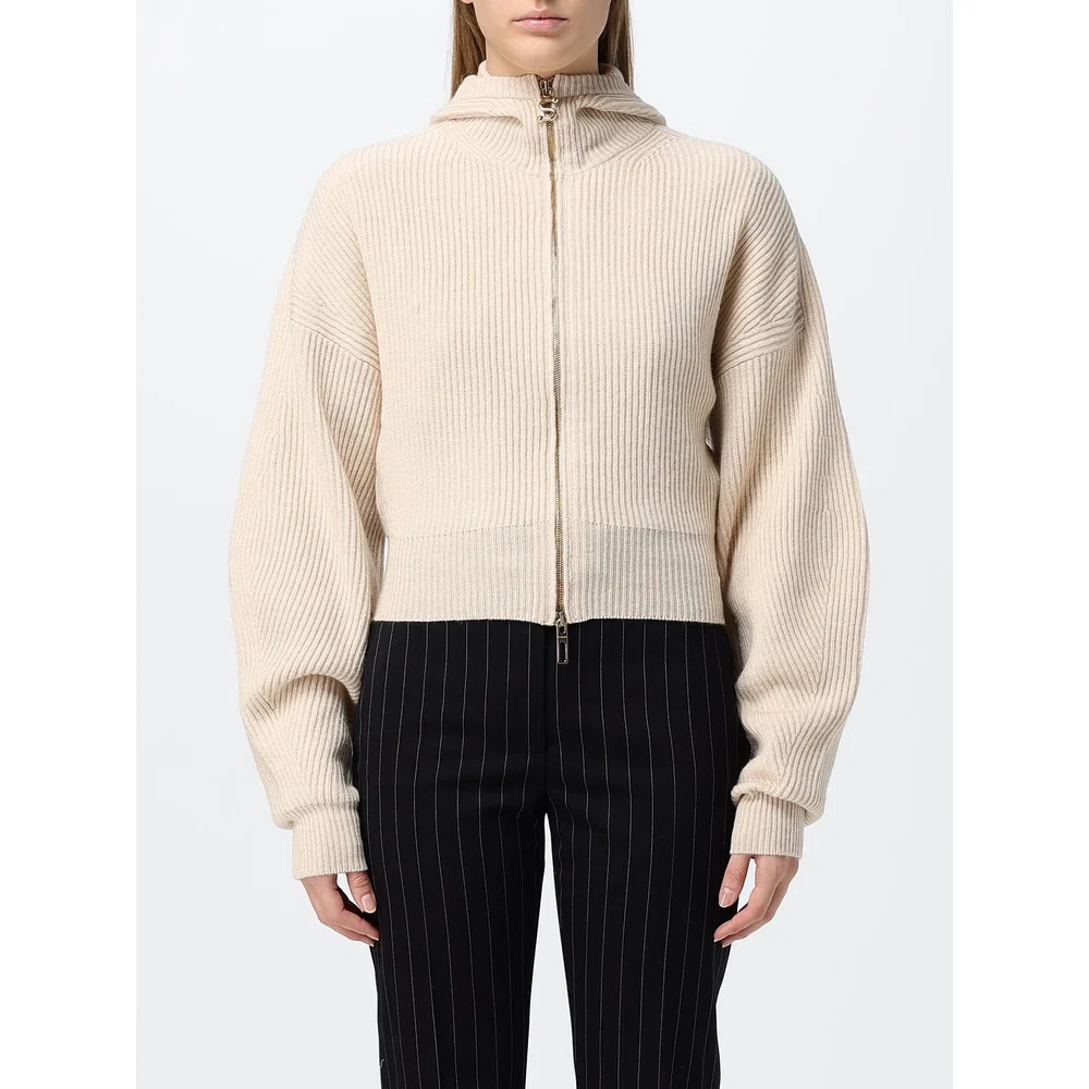 Кардиган Sportmax на молнии с капюшоном из смеси шерсти и кашемира 1
