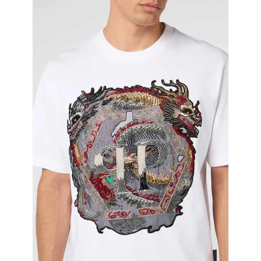 Футболка PP с вышивкой бисером Philipp Plein 3
