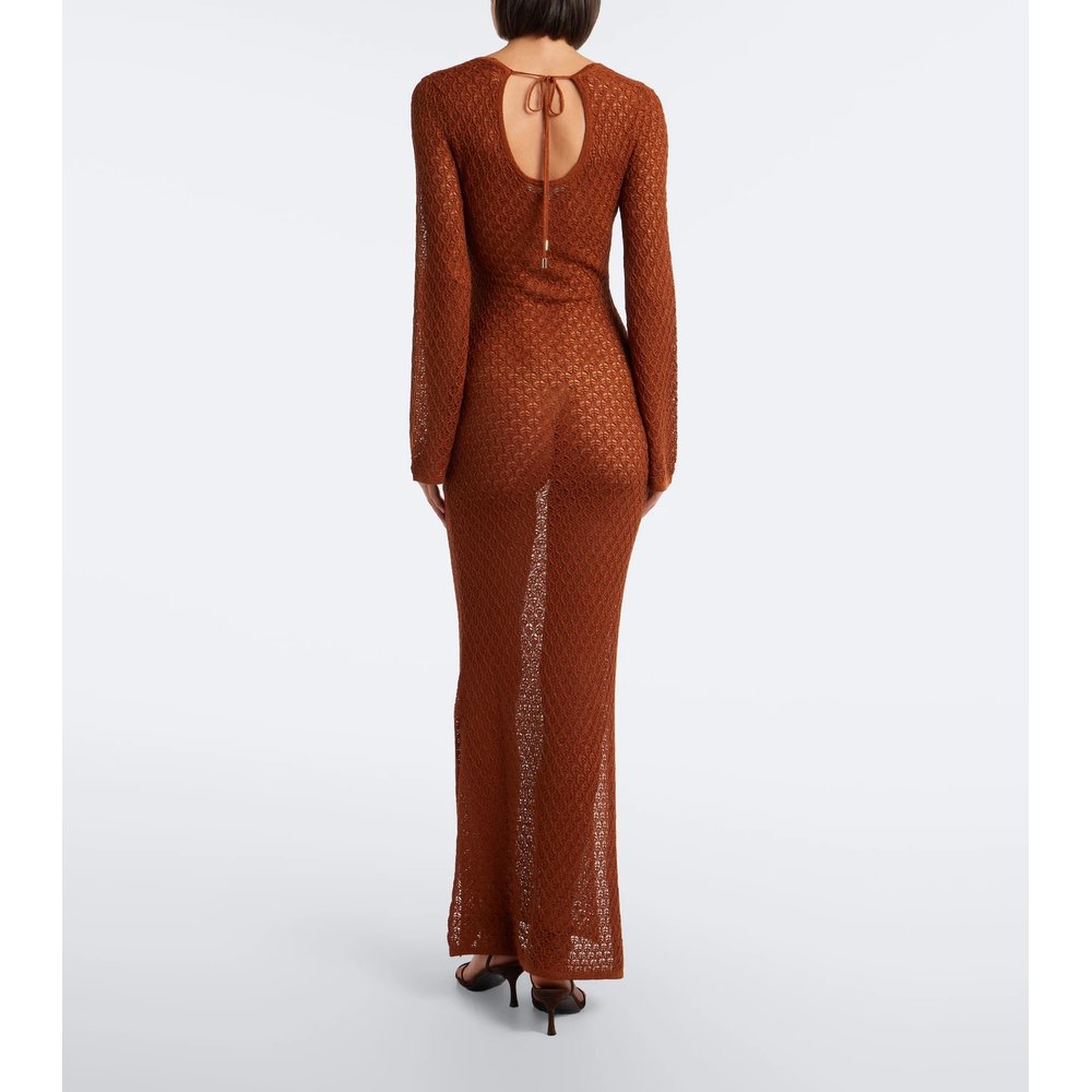 Casey open-knit midi dress 6