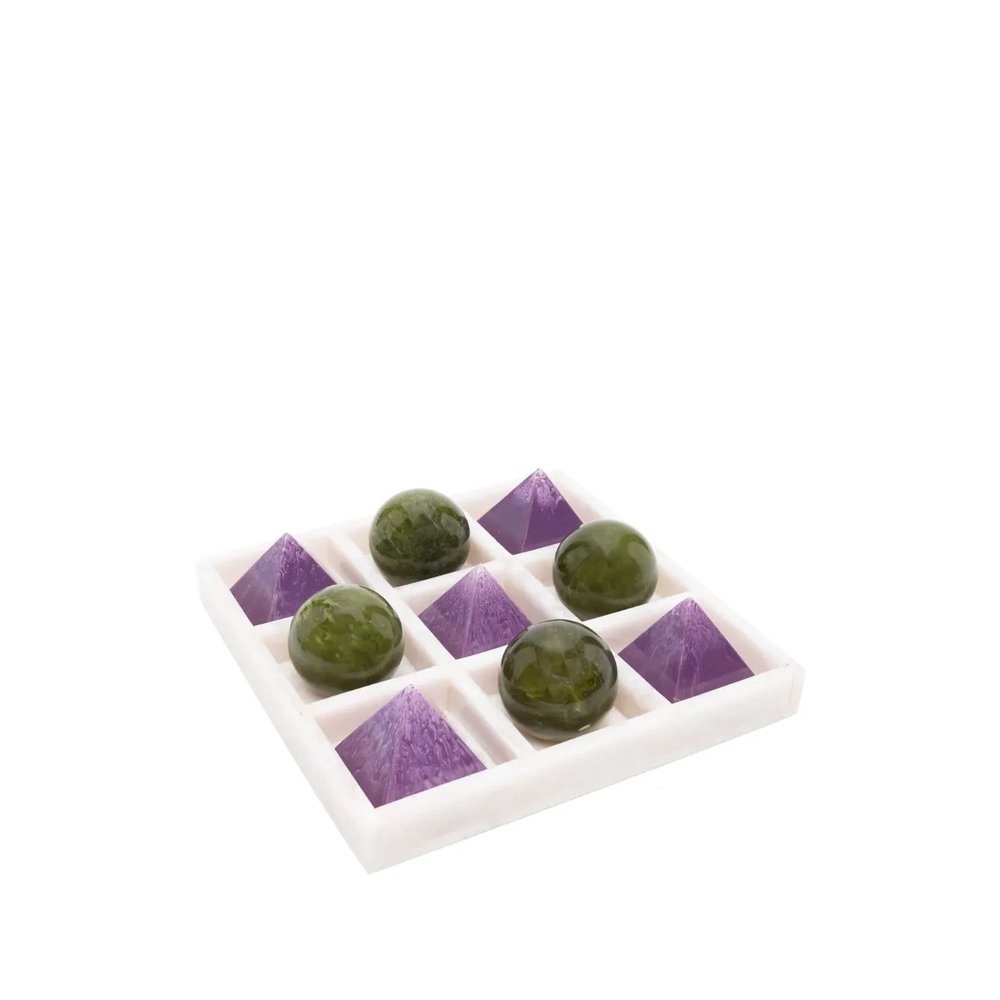 Mustique acrylic tic-tac-toe set 2