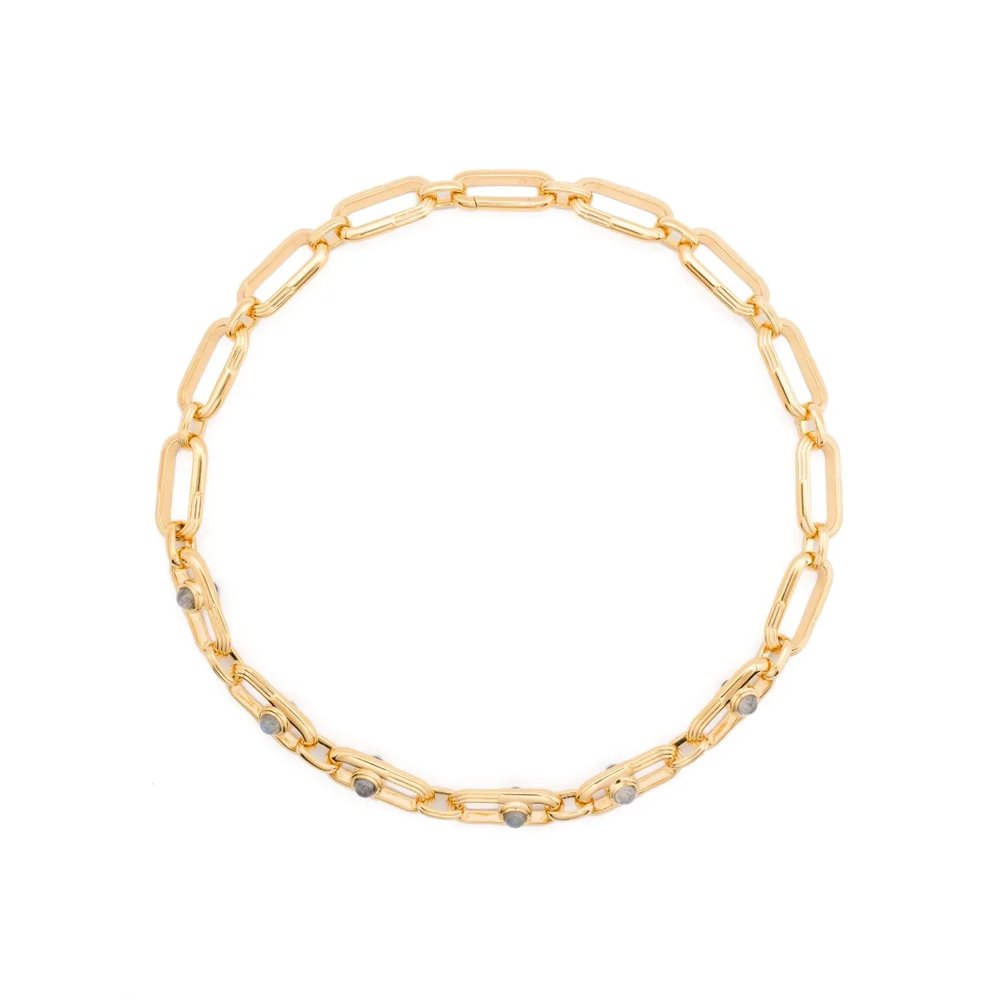 Zenyu Link Gemstone choker 1