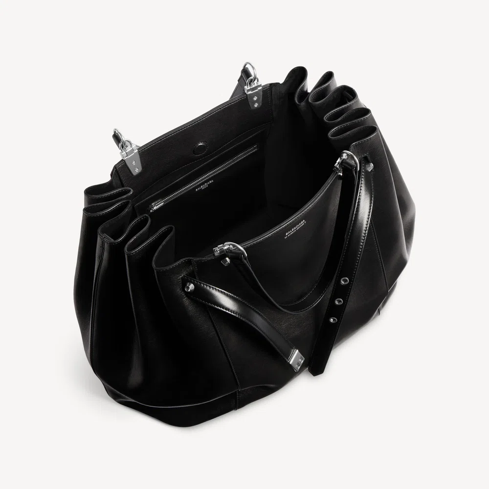 Мужская сумка Fan Carry All Large North-South в черном цвете 5