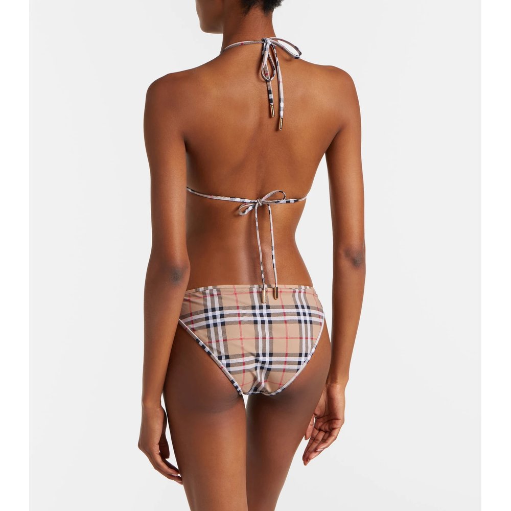 Burberry Check triangle bikini 6