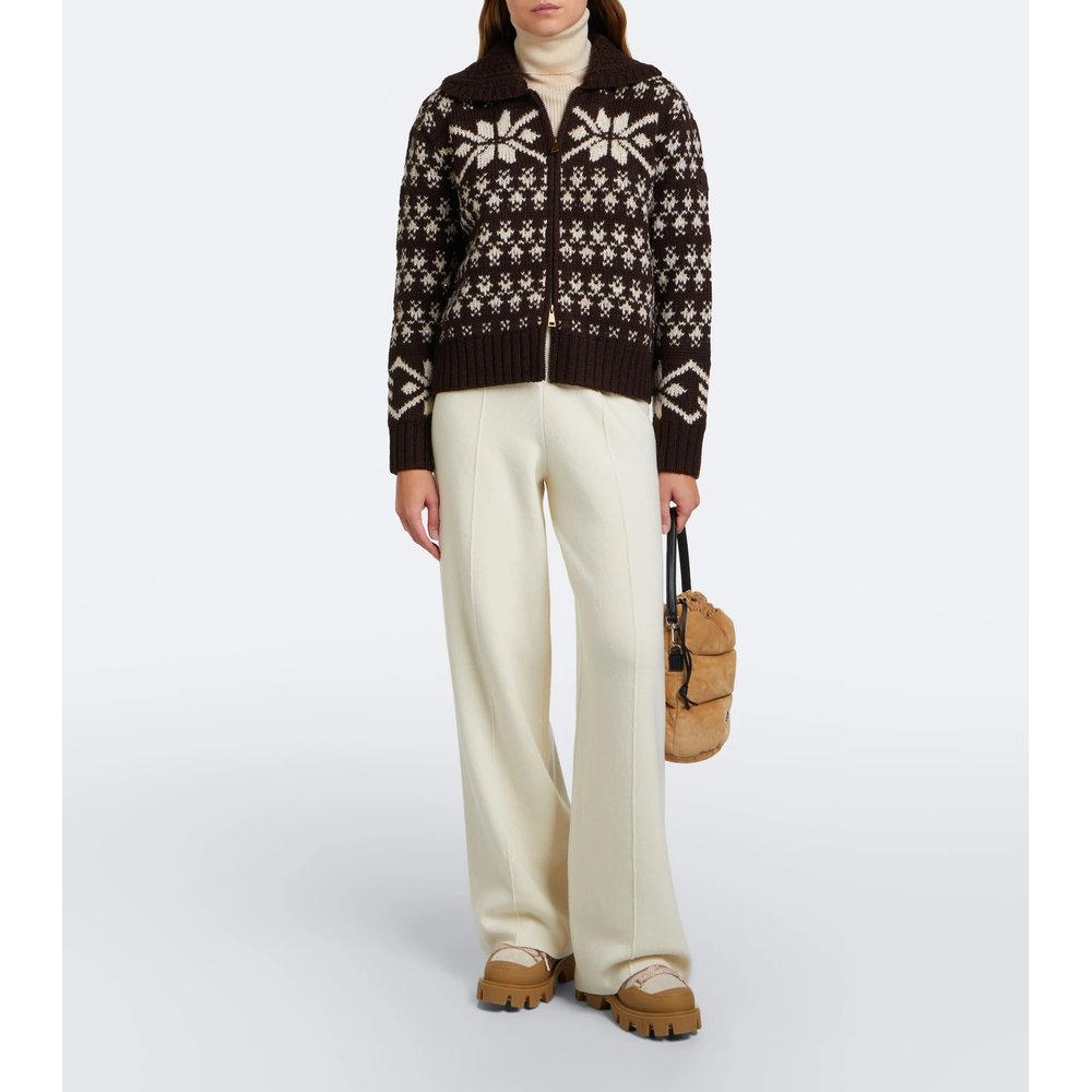Кардиган на молнии из шерстяной смеси с пайетками в стиле Fair Isle 6