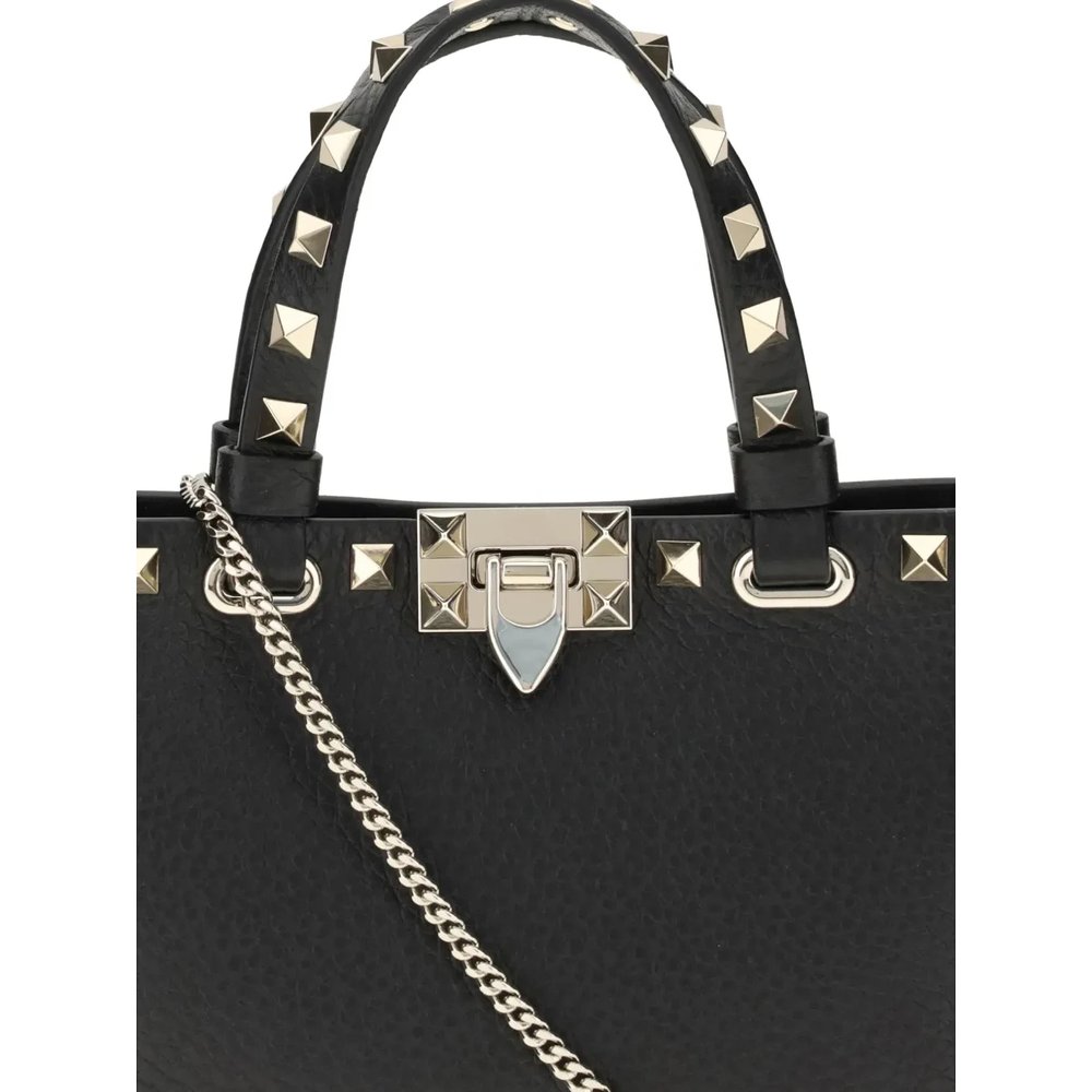Мини-сумка шоппер Rockstud из кожи 7