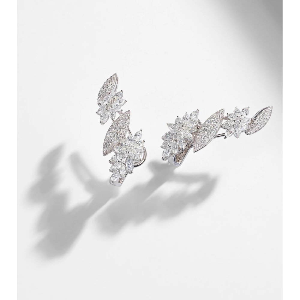 Серьги Y-Couture из 18-каратного белого золота с бриллиантами 5