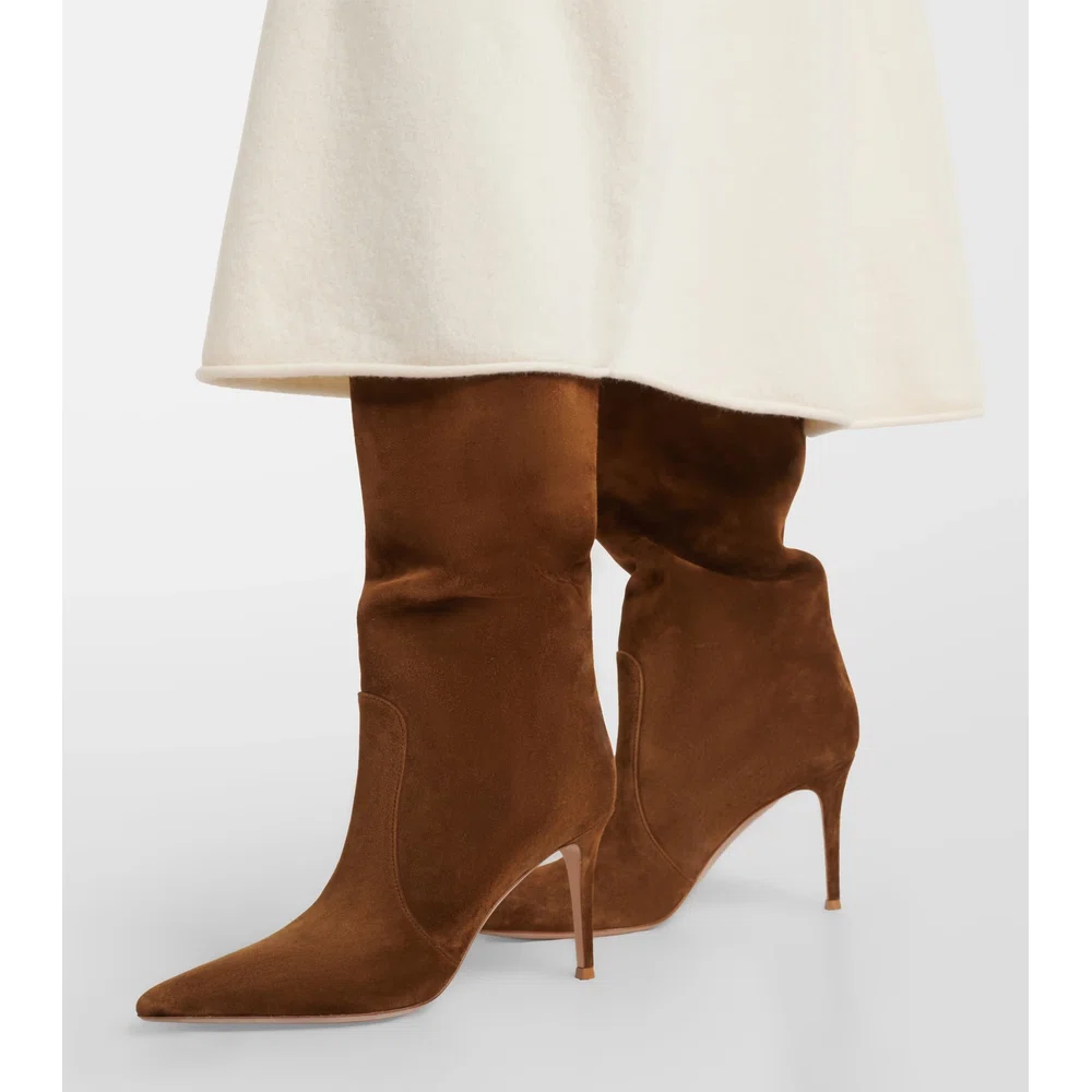 Hansen suede knee-high boots 2