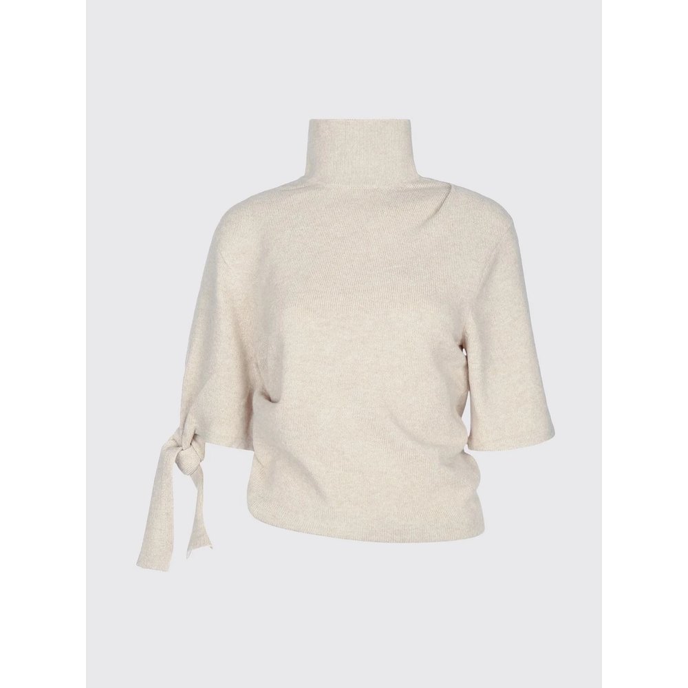 JACQUEMUS облегающий топ-водолазка Fiocco с коротким рукавом из шерсти и кашемира 2