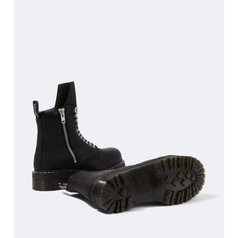 Рик Оуэнс x Dr. Martens Quad кожаные ботильоны на платформе 7