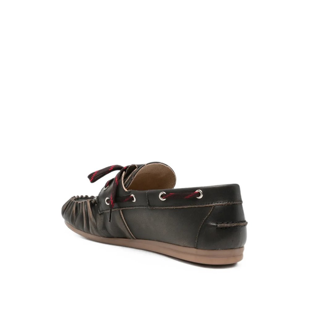 Лоферы кожаные на шнуровке Rowan Sporty 3