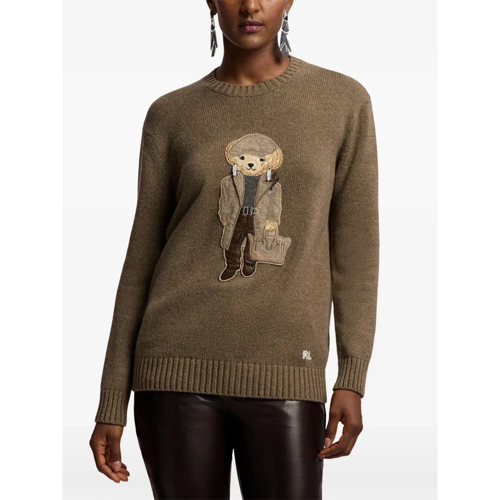 свитер Polo Bear вязки интарсия 3