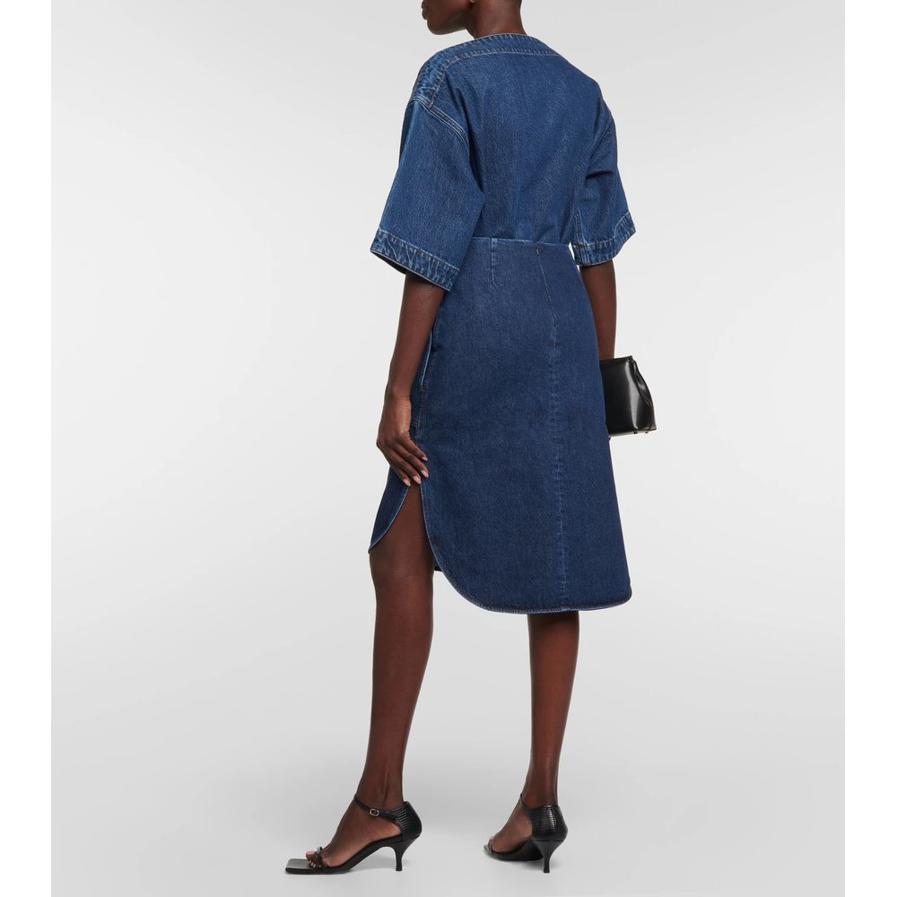 Denim midi skirt 3