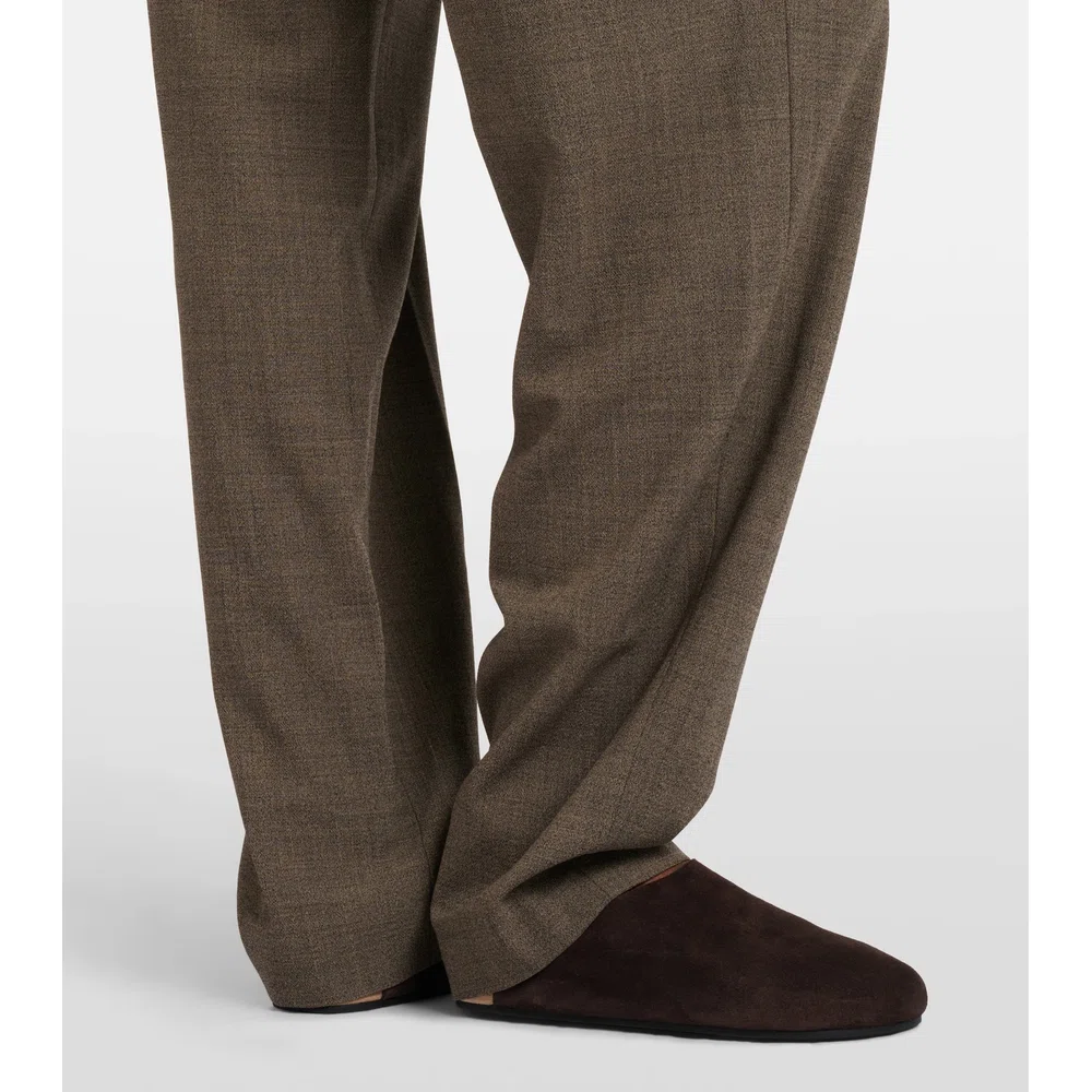 Прямые шерстяные брюки Gianni 5