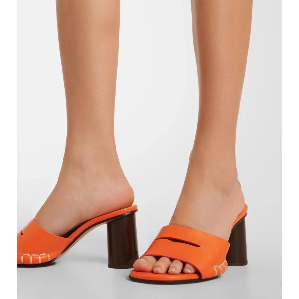 Кожаные мюли Loafer 3