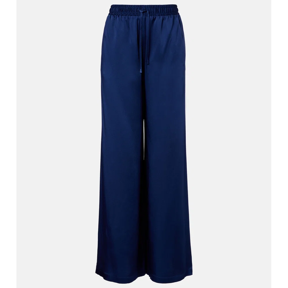 Satin wide-leg pants 1