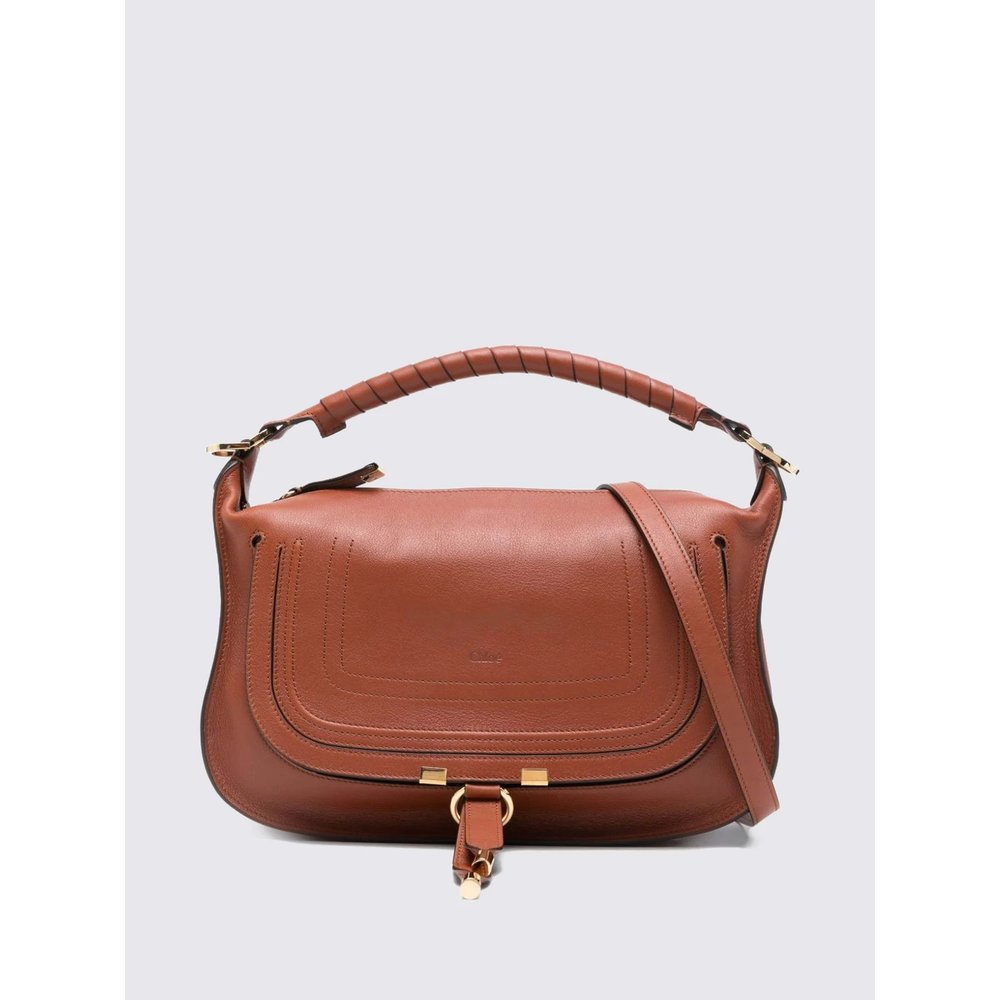 Сумка на плечо Marcie Chloé из телячьей кожи с плетеной ручкой 1