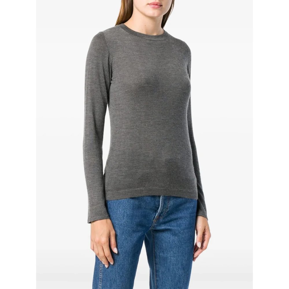 long-sleeve fitted sweater 3