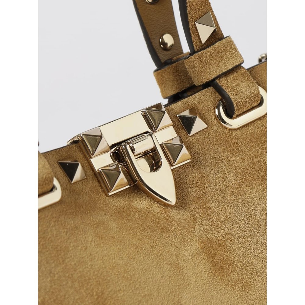 Мини-сумка Rockstud из кожи с вышивкой и заклепками Valentino Garavani 3