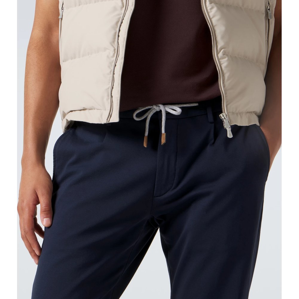 Брюки Cotton-blend slim 5