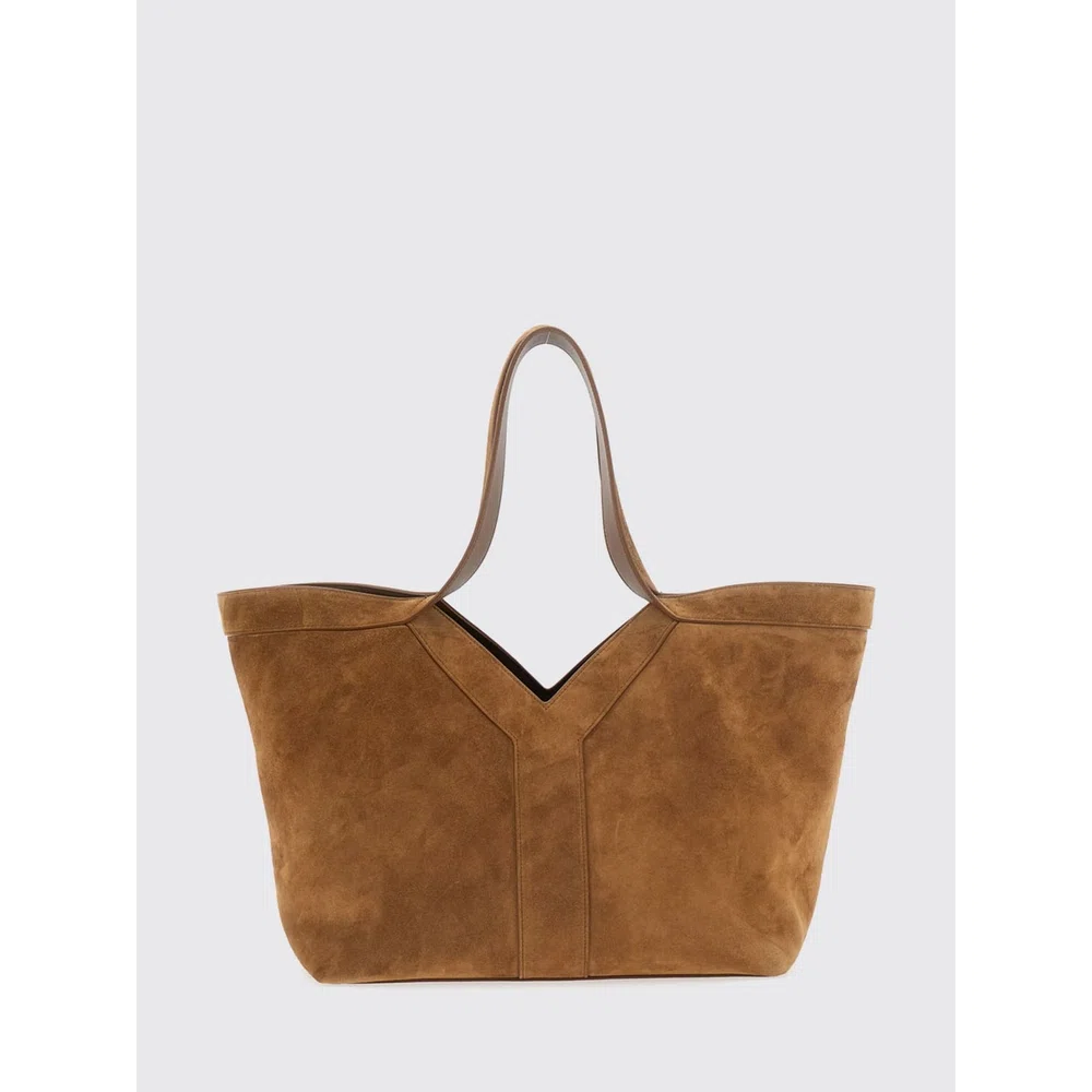 Сумка на плечо Y Saint Laurent из замшевой телячьей кожи 1