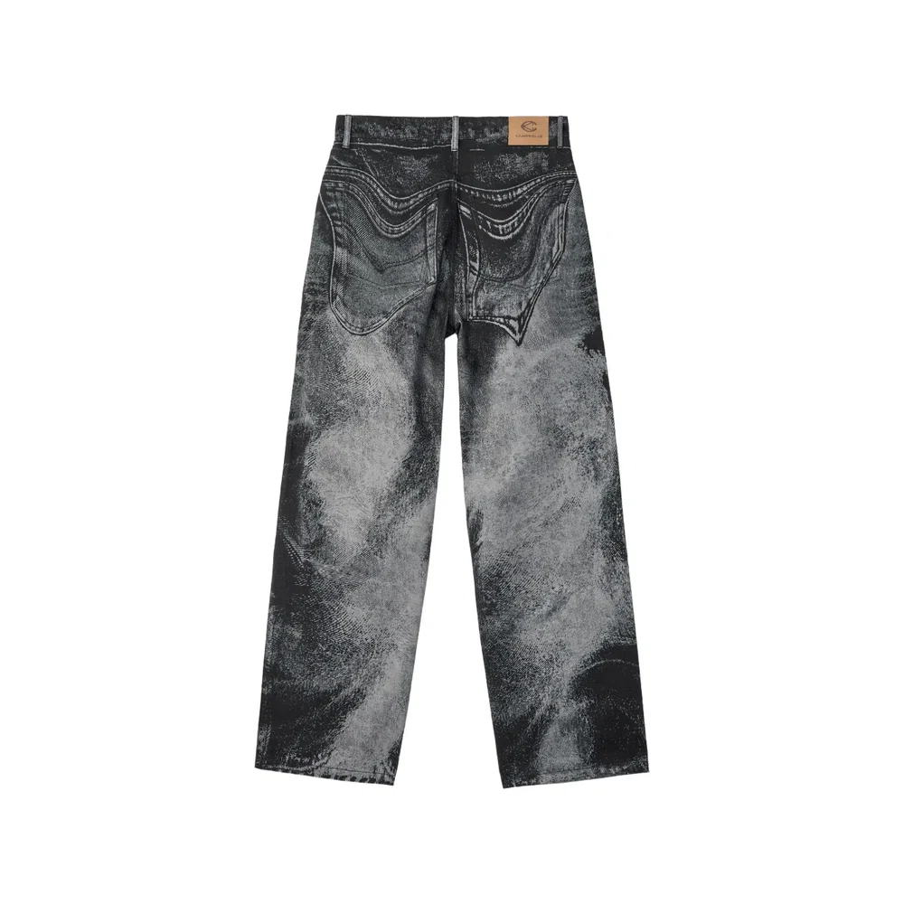 джинсы с принтом 6