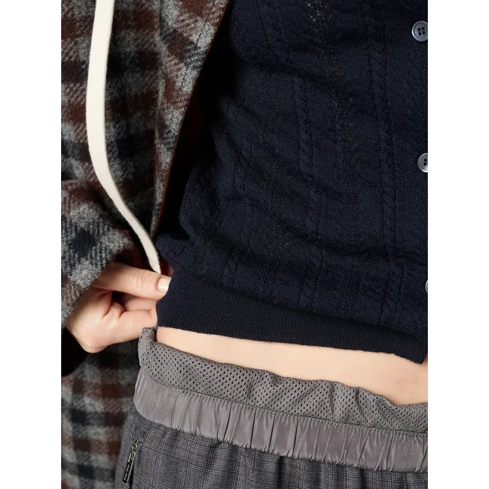 Openwork-knit cardigan 5