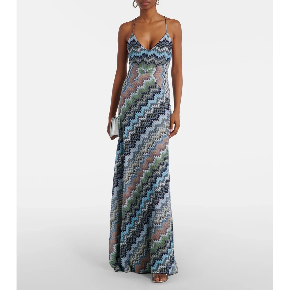 Платье макси Missoni Zigzag 2