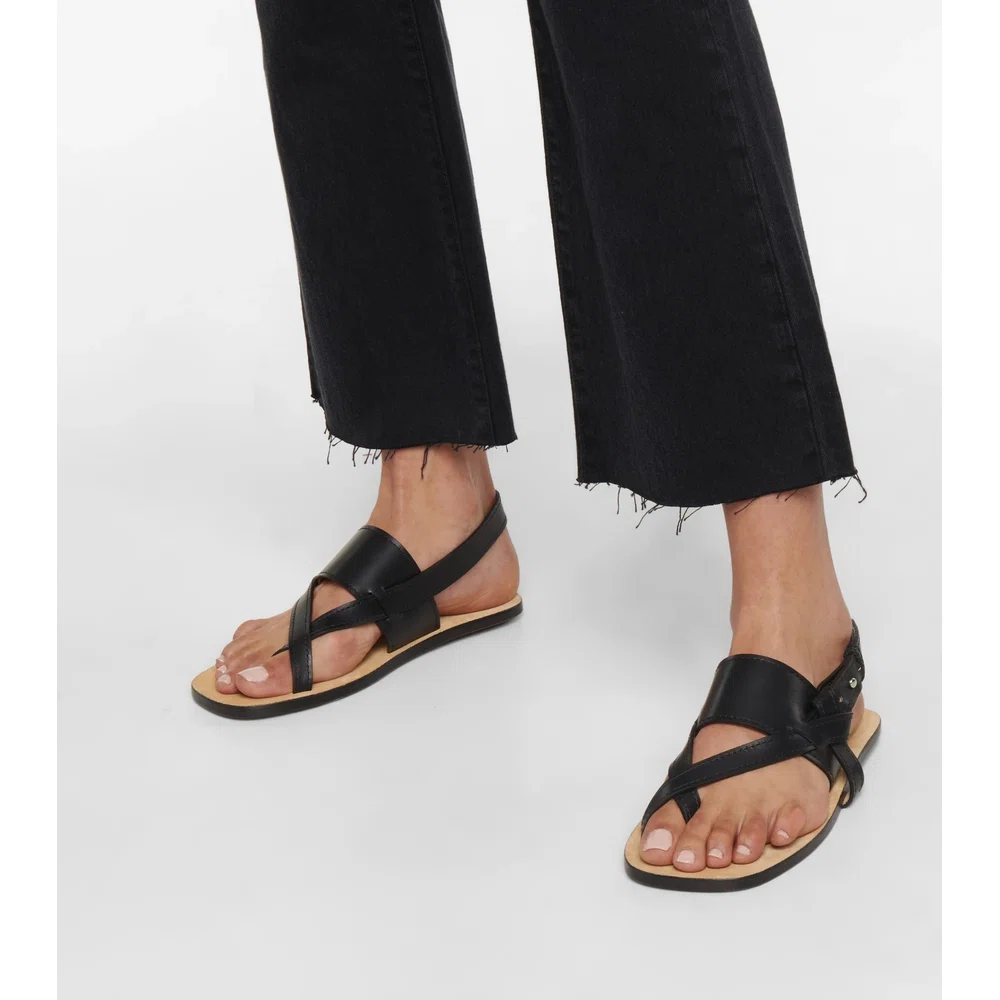Leather sandals 4