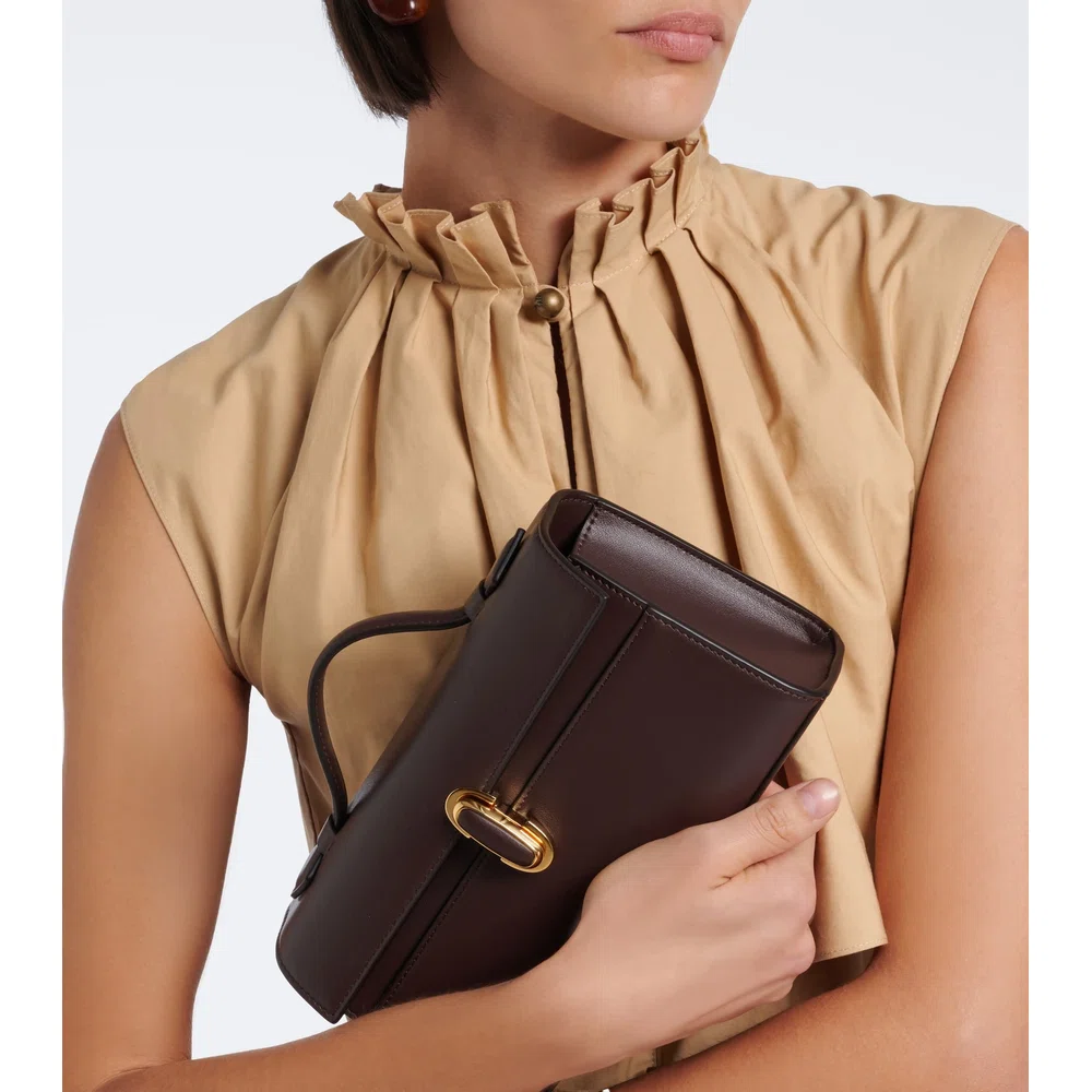 Сумка Savette Symmetry Pochette Small из кожи с верхней ручкой 6