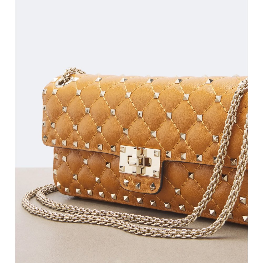 Кожаная сумка на плечо Rockstud Spike Medium 6