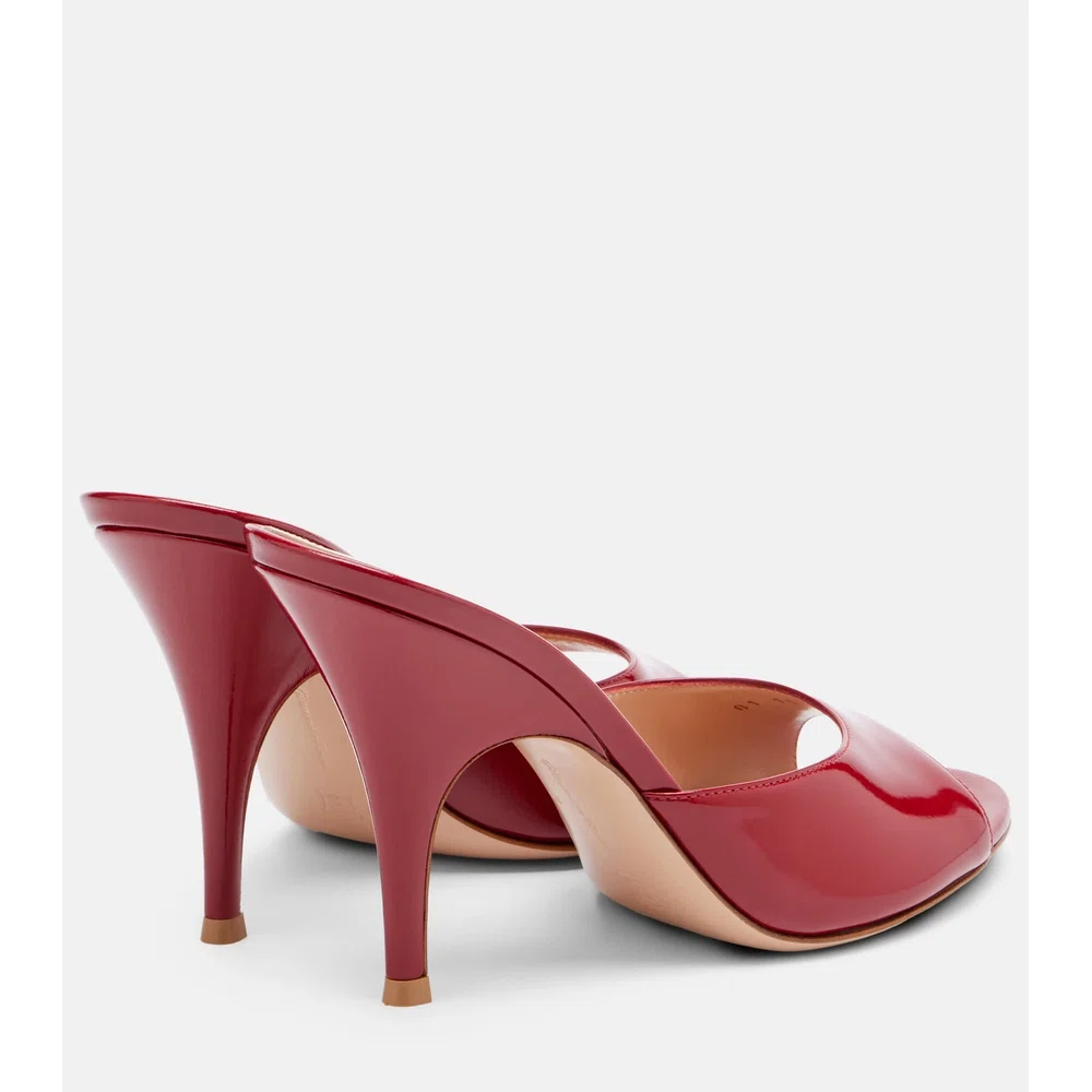 Sofia patent leather mules 3