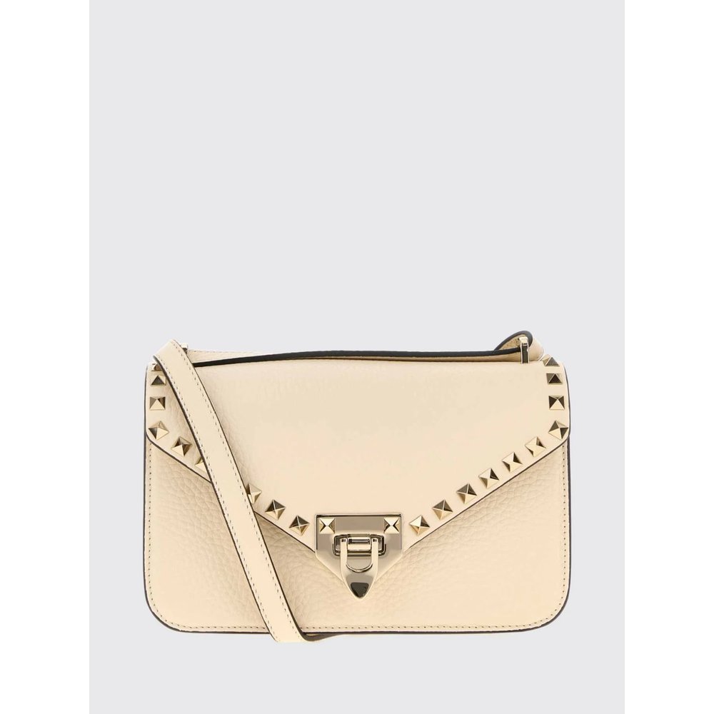 VALENTINO GARAVANI Мини-сумка через плечо Rockstud из зернистой телячьей кожи 1