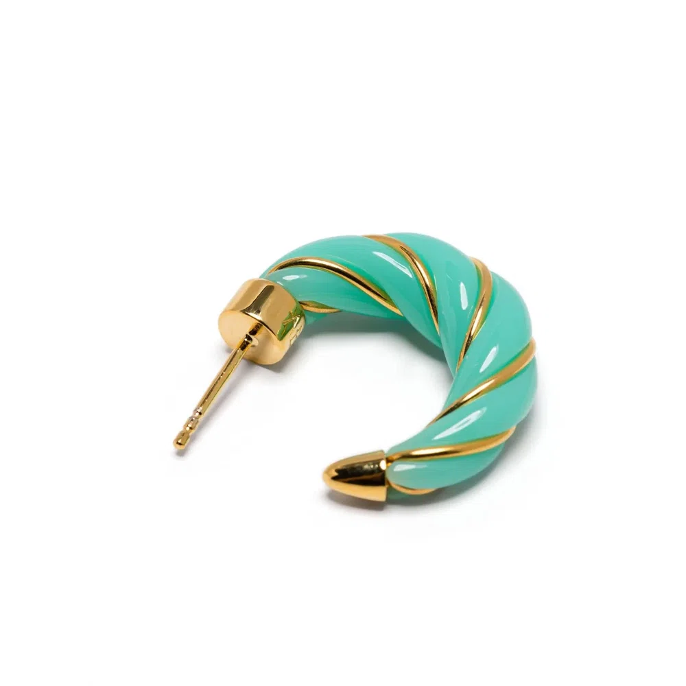 DIANA AQUA EARRINGS 2