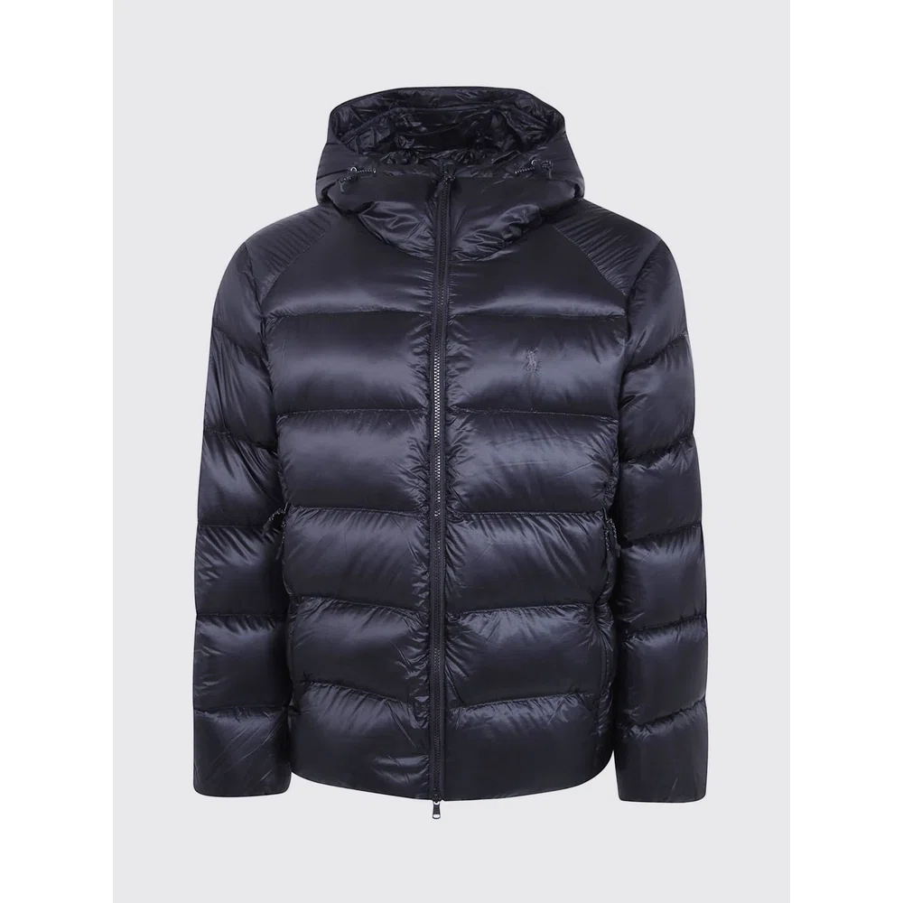 Пуховик Polo Ralph Lauren из переработанного нейлона с капюшоном и логотипом Pony 2