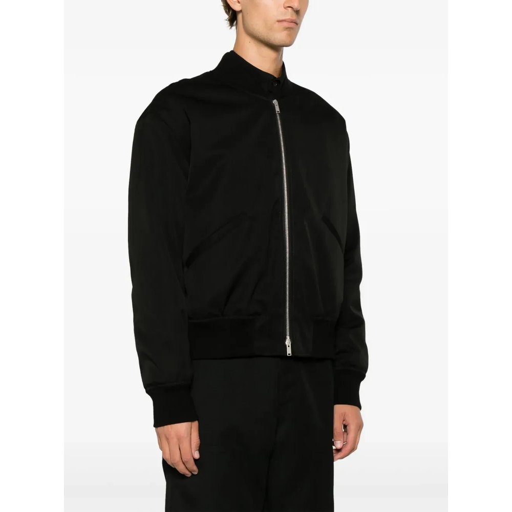 Zip-up wool bomber jacket 3