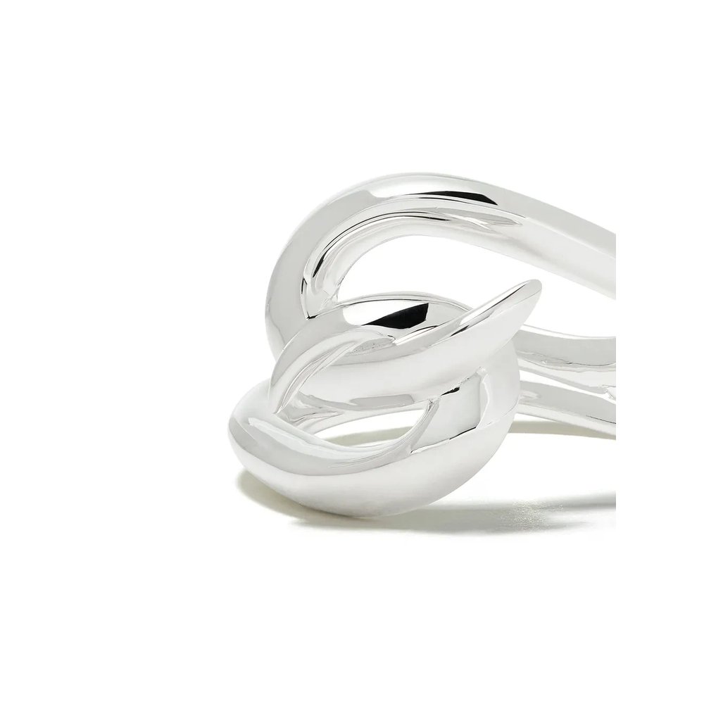 серебряное кольцо Hook 4