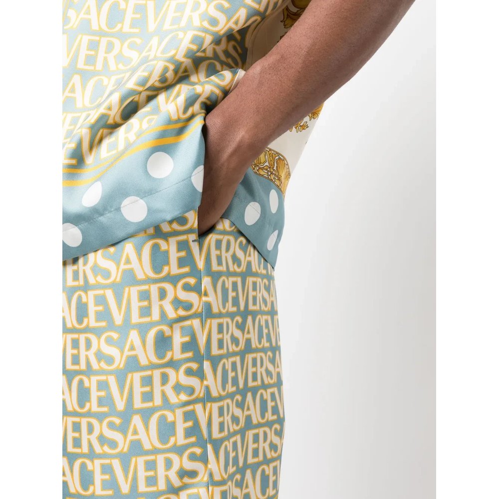 Шелковые шорты Versace Allover 5
