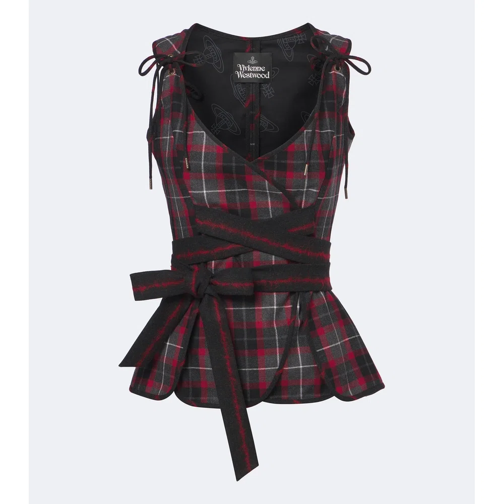 Топ из шерсти Roxy в клетку 1
