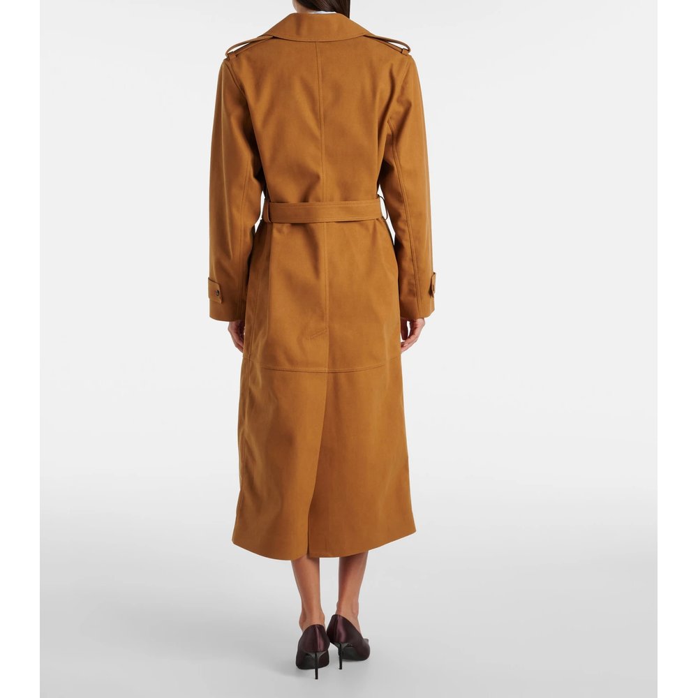 Double-breasted belted coat 3