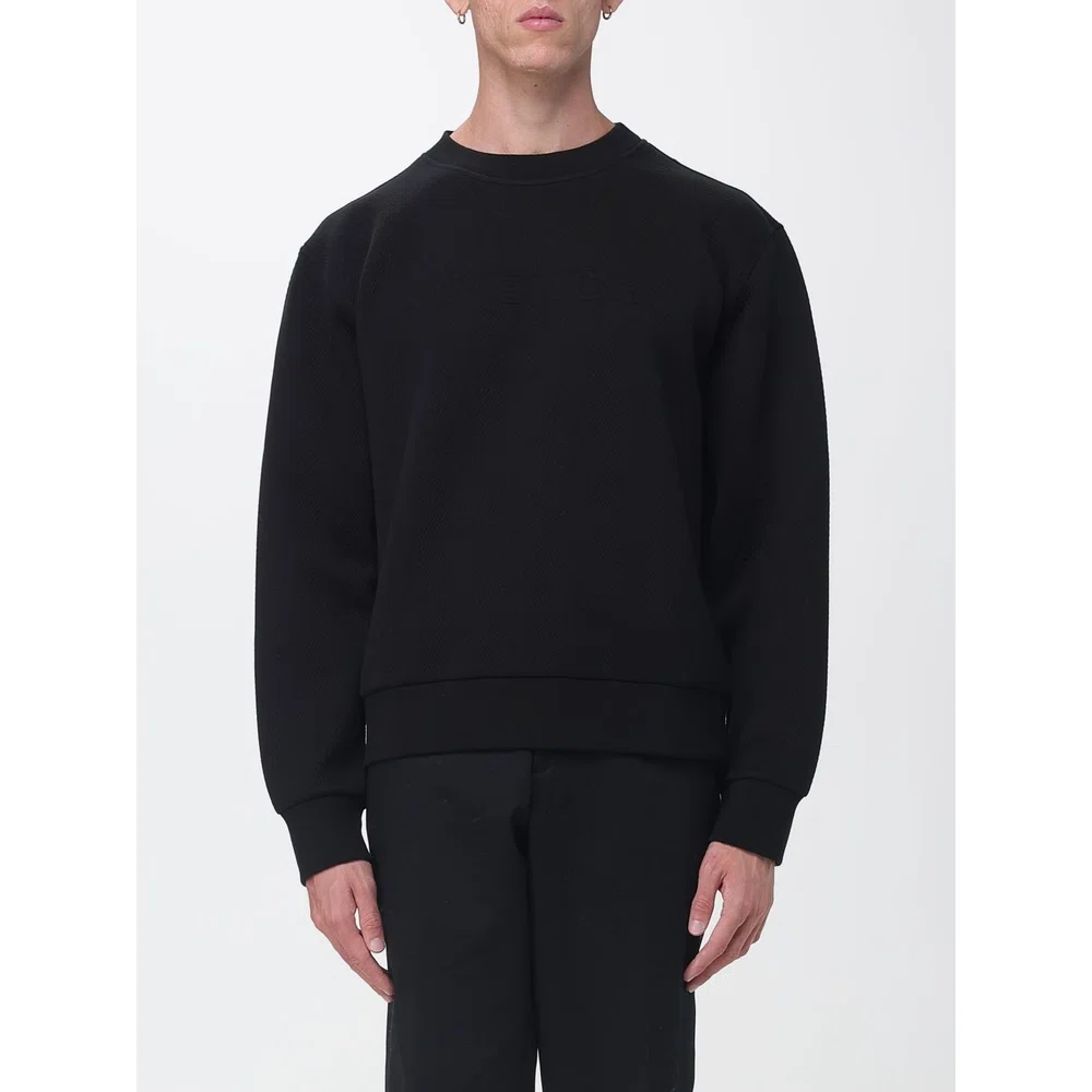 Свитшот Givenchy с круглым вырезом из смесового хлопка со спущенными плечами 1